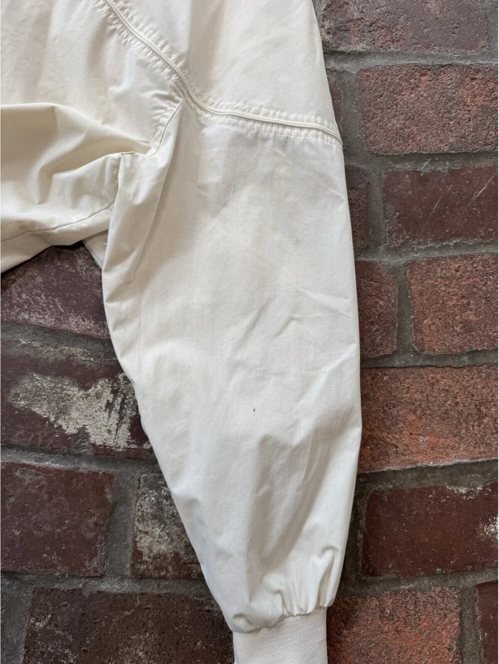 Chukkers By Midwest VTG White Windbreaker Size XL like members only style